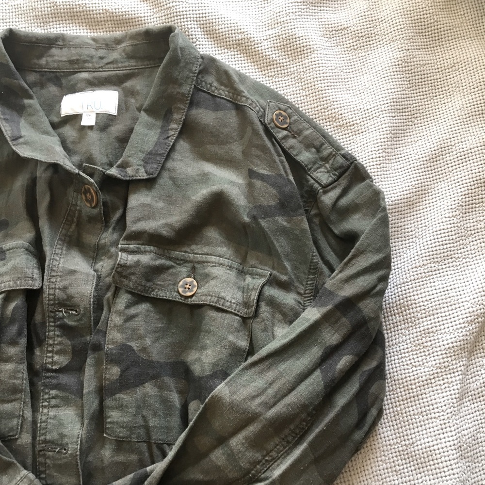 new camo print shirt size xxl